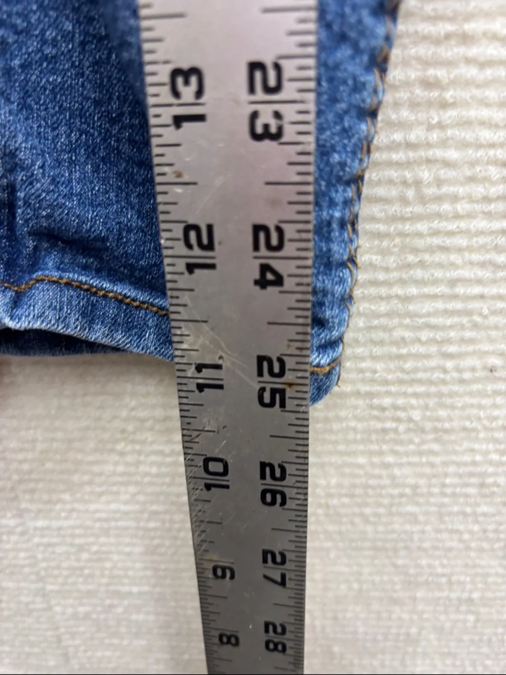 OshKosh B'gosh Dark Blue Denim Overalls with Striped Straps 18M